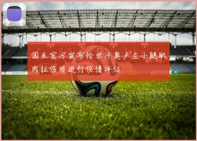 国米官方宣布恰尔汗奥卢左小腿肌肉拉伤将进行伤情评估